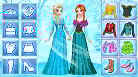 Game: Elsa & Anna's Icy Dress Up