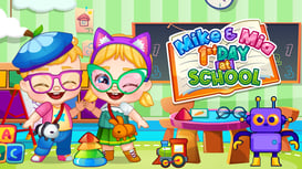 Game: Mike And Mia 1st Day At School