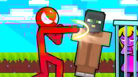 Game: Stickman vs Villager: Save the Girl