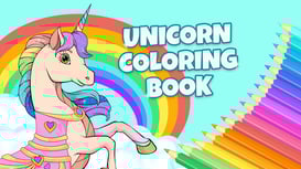 Game: Unicorn Dress Up Coloring Book