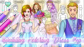 Game: Wedding Coloring Dress Up Game