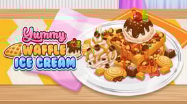 Game: おいしいワッフルアイスクリーム